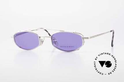 Freudenhaus Ita Titanium Frame With Clip On, vintage designer glasses by FREUDENHAUS, Munich, Made for Men and Women