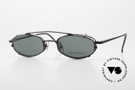 Freudenhaus Ita Titanium Frame With Sun Clip, vintage designer glasses by FREUDENHAUS, Munich, Made for Men and Women