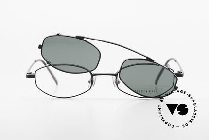 Freudenhaus Ita Titanium Frame With Sun Clip, NO RETRO fashion, but an old Original from the 90's, Made for Men and Women