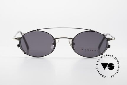 Freudenhaus Zaki Small Oval Frame With Clip On, 'Freudenhaus' means "cathouse / house of pleasure", Made for Men and Women