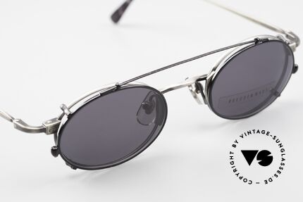 Freudenhaus Zaki Small Oval Frame With Clip On, unworn (like all our rare vintage designer eyeglasses), Made for Men and Women