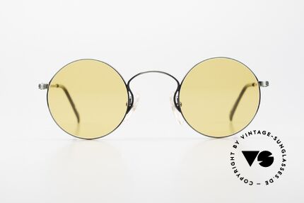Jean Paul Gaultier 55-0172 Round 90's Vintage Glasses JPG, round metal frame; lightweight & very comfortable, Made for Men and Women