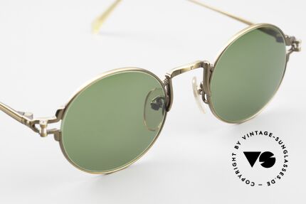Jean Paul Gaultier 55-3171 Round 90's JPG Sunglasses, NO retro eyewear; a rare ORIGINAL with green lenses, Made for Men and Women Jean Paul Gaultier 55-3171 Round 90's JPG Sunglasses, NO retro eyewear; a rare ORIGINAL with green lenses, Made for Men and Women