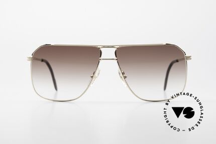Ferrari F24 Men's 90's Vintage Sunglasses, tangible top-notch quality metal frame: gold-plated, Made for Men