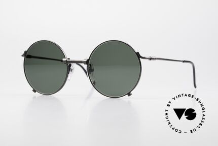 Jean Paul Gaultier 55-7162 Round Vintage Sunglasses 90s, timeless 90's sunglasses by Jean Paul Gaultier, Made for Men and Women