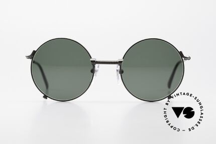 Jean Paul Gaultier 55-7162 Round Vintage Sunglasses 90s, round metal sunglasses in HIGH-END quality, Made for Men and Women