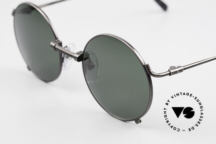 Jean Paul Gaultier 55-7162 Round Vintage Sunglasses 90s, 2nd hand model, but professionally refurbished, Made for Men and Women