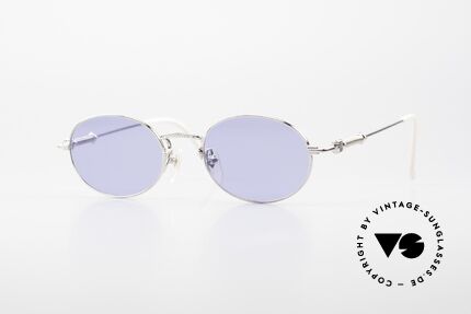 Jean Paul Gaultier 55-6101 Oval Designer Sunglasses 90's, oval J.P. Gaultier vintage sunglasses from 1996, Made for Men and Women