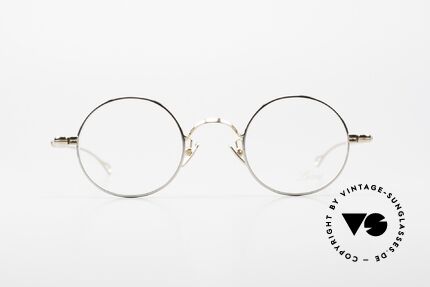 Lunor V 110 Lunor Glasses Round Bicolor, LUNOR: honest craftsmanship with attention to details, Made for Men and Women