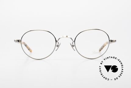 Lunor VA 108 Round Glasses Antique Gold, LUNOR: honest craftsmanship with attention to details, Made for Men and Women