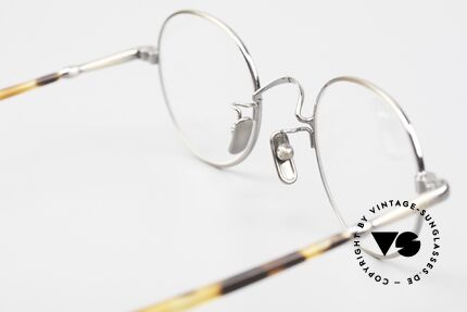 Lunor VA 108 Round Glasses Antique Gold, Size: medium, Made for Men and Women