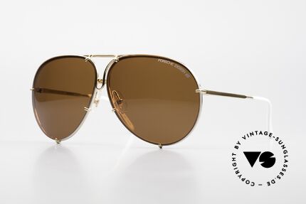 Porsche 5623 Special Edition Vintage Shades, rare interchangeable lenses in brown-gradient & brown, Made for Men and Women