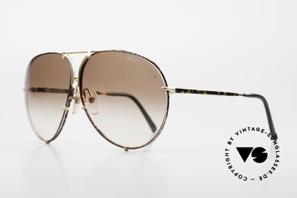 Porsche 5623 80's Shades Interchangeable, old original incl. changeable lenses and Porsche case, Made for Men and Women