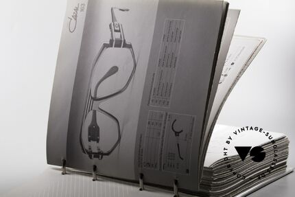 Cazal 0 Catalog Old 80's 90's Cazal Catalogue, approx. 500 catalog pages (3,0kg total weight), Made for Men and Women