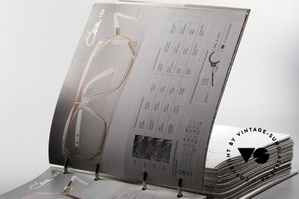 Cazal 0 Catalog Old 80's 90's Cazal Catalogue, used condition (wasn't commercially available), Made for Men and Women