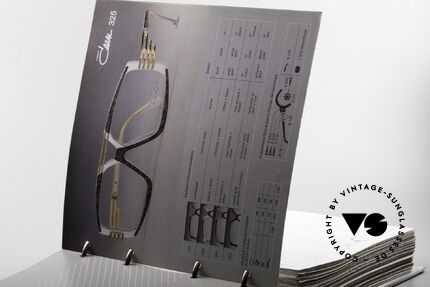 Cazal 0 Catalog Old 80's 90's Cazal Catalogue, true Cazal lovers know the value of this rarity, Made for Men and Women
