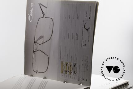 Cazal 0 Catalog Old 80's 90's Cazal Catalogue, Size: extra large, Made for Men and Women