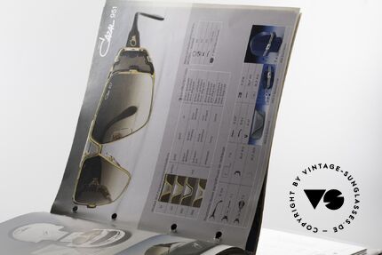 Cazal 0 Catalog Old 80's 90's Cazal Catalogue, Size: extra large, Made for Men and Women
