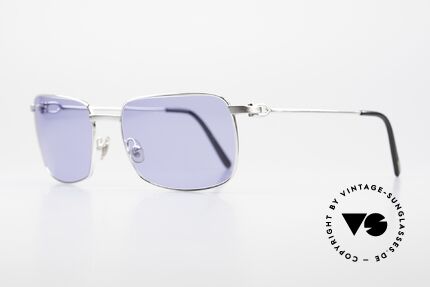 Cartier Trinidad Square Luxury Platinum Shades, costly 'Platine Edition' (frame is brushed-platinum), Made for Men