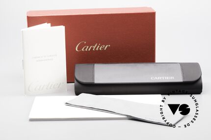 Cartier Trinidad Square Luxury Platinum Shades, the new blue sun lenses could be replaced optionally, Made for Men