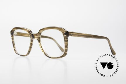 Metzler 449 Old 70's Original Nerd Glasses, massive frame, top craftsmanship; medium size 135mm, Made for Men