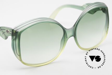 Christian Dior 2041 XXL 1970's Ladies Sunglasses, typical coloring for the 1970's fashion, TRUE VINTAGE!, Made for Women