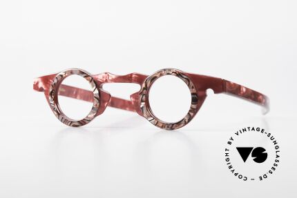 Vidocq Les Halles Round Vintage Glasses 1980's, spectacular VIDOCQ eyeglasses design of the 80's, Made for Women Vidocq Les Halles Round Vintage Glasses 1980's, spectacular VIDOCQ eyeglasses design of the 80's, Made for Women