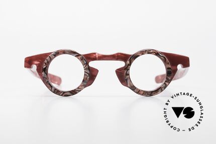 Vidocq Les Halles Round Vintage Glasses 1980's, interesting frame construction: check the photos, Made for Women Vidocq Les Halles Round Vintage Glasses 1980's, interesting frame construction: check the photos, Made for Women