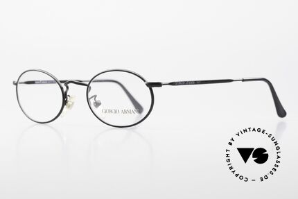Giorgio Armani 131 Vintage Eyeglasses Oval Frame, a timeless 1980's model in tangible premium quality, Made for Men and Women