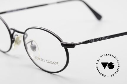 Giorgio Armani 131 Vintage Eyeglasses Oval Frame, never worn (like all our rare vintage Armani glasses), Made for Men and Women