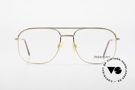 Yves Saint Laurent 4008 80s YSL Men's Frame Gold Plated, LUXURY: 22ct gold-plated frame in L size 58/17, Made for Men
