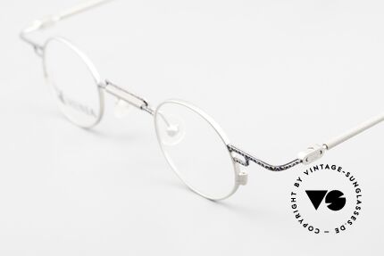 Menia 4012 Round 90s Frame Bauhaus Style, exclusively top-notch titanium frame (12g only), Made for Men and Women