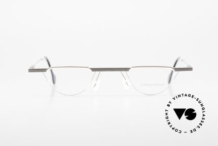 Passe Partout 09G Reading Frame Bauhaus Style, striking "architect's" eyeglasses with spring hinges, Made for Men and Women