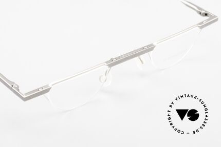 Passe Partout 09G Reading Frame Bauhaus Style, an unworn masterpiece with original DEMO lenses, Made for Men and Women
