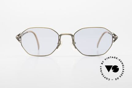 Jean Paul Gaultier 55-6106 Old 90's Designer Sunglasses, solid metal frame with many fancy details (check pics), Made for Men and Women