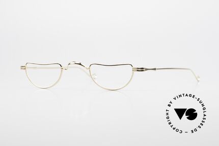 Lunor II 07 Gold Plated Reading Glasses Details