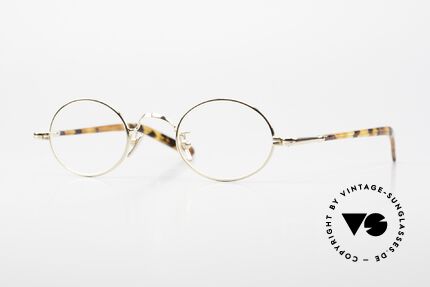 Lunor VA 100 Oval Lunor Glasses Gold Plated Details