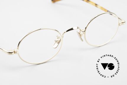 Lunor VA 100 Oval Lunor Glasses Gold Plated, unworn (like all our vintage eyewear classics by LUNOR), Made for Men and Women