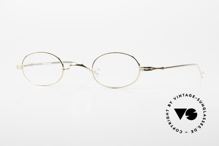 Lunor II 08 Small Oval 90's Frame Gold Details