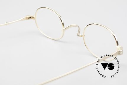 Lunor II 08 Small Oval 90's Frame Gold, Size: small, Made for Men and Women