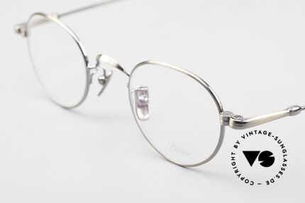 Lunor V 107 Panto Frame Antique Gold AG, V 107 = stainless steel, titanium pads, made in Germany, Made for Men and Women