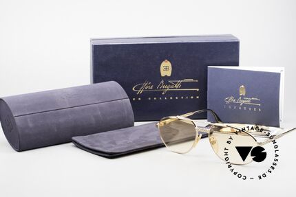Bugatti EB503 Classic Luxury Sunglasses 90s, Size: extra large, Made for Men