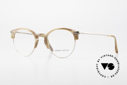 Giorgio Armani 7014 Panto Frame With Spring Hinges, timeless Giorgio Armani 'Frames of Life' eyeglasses, Made for Men and Women