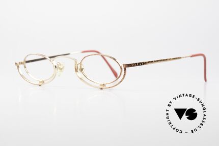 Casanova LC35 Crazy Designer Reading Glasses, top-notch craftsmanship & very subtle frame pattern, Made for Women