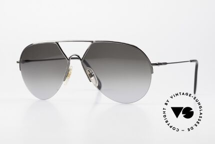 Alpina TR3 Style 80's Men's Sunglasses Aviator, semi rimless frame by Alpina (similar to mod. TR3), Made for Men
