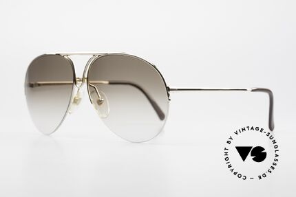 Porsche 5627 Nylor Aviator Sunglasses, classic aviator design - in LARGE size 63/15mm, Made for Men and Women