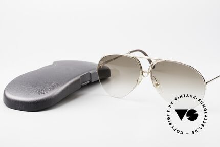 Porsche 5627 Nylor Aviator Sunglasses, brown-gradient sun lenses for 100% UV protection, Made for Men and Women