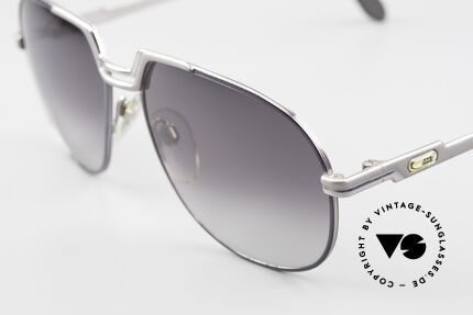Cazal 710 Ultra Rare 80's Sunglasses, a kind of "anthracite metallic" & gray-gradient lenses, Made for Men