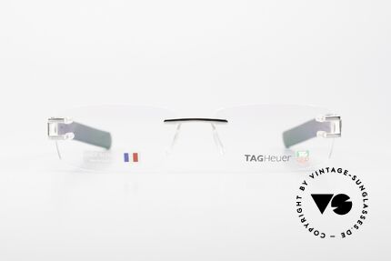 Tag Heuer L-Type 0113 Alligator Leather Rimless Frame, "L" means leather (alligator leather from Louisiana), Made for Men