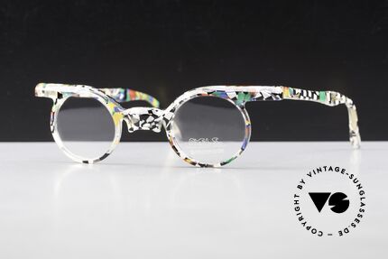 Axel S. Miracle Crazy 80's Eyeglasses Ladies, SMALL crazy 80's vintage ladies glasses by Axel S., Made for Women